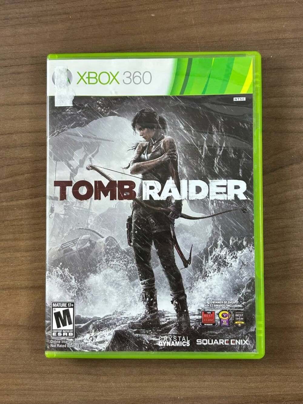 Tomb Raider Microsoft Xbox 360 2013 NTSC Game with Case & Manual Square Enix